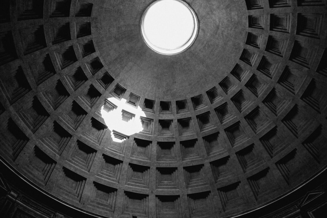 Hole in the roof of Pantheon